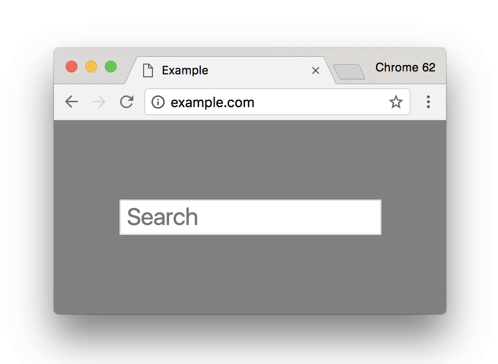 Chrome 62 - website não seguro